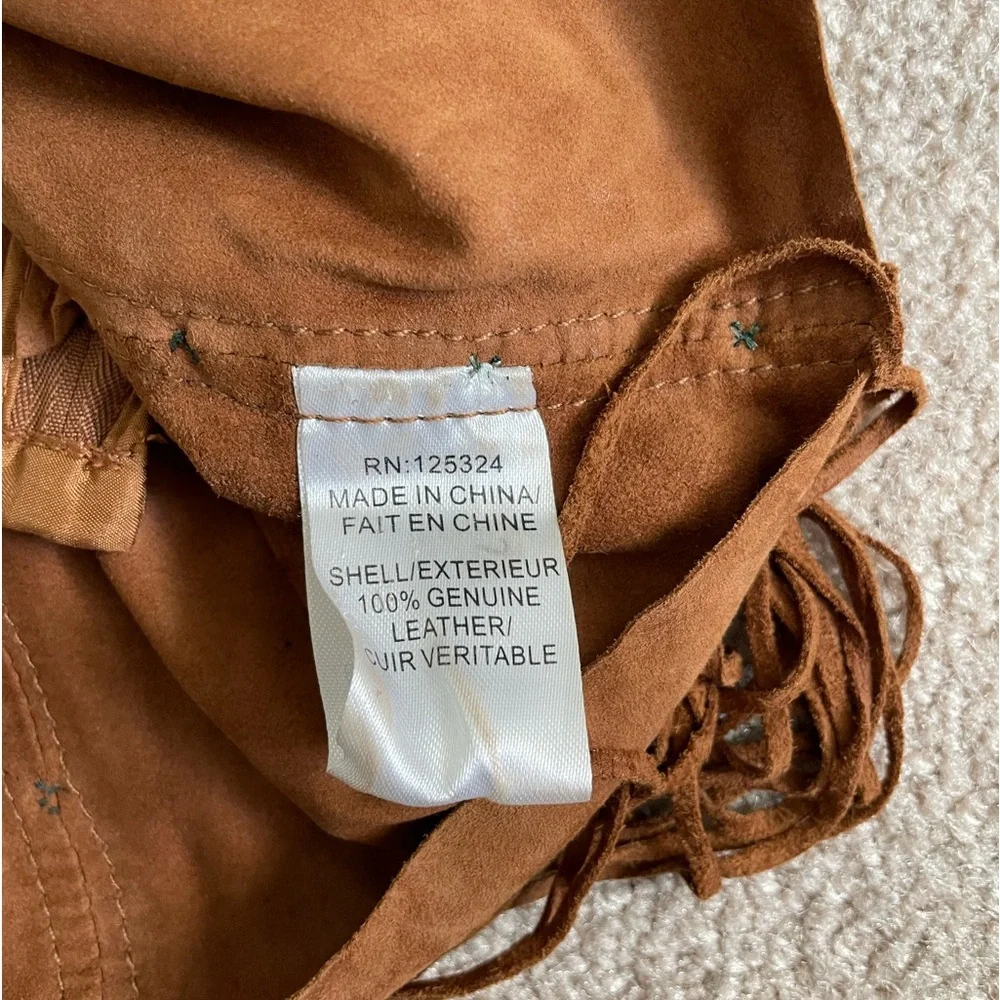 Haute Hippie Suede Fringe Mini Skirt - Picture 5 of 9